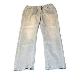 Qazel Vorrlon Jeans Mens Size 34 Light Blue Good Straight Leg Denim